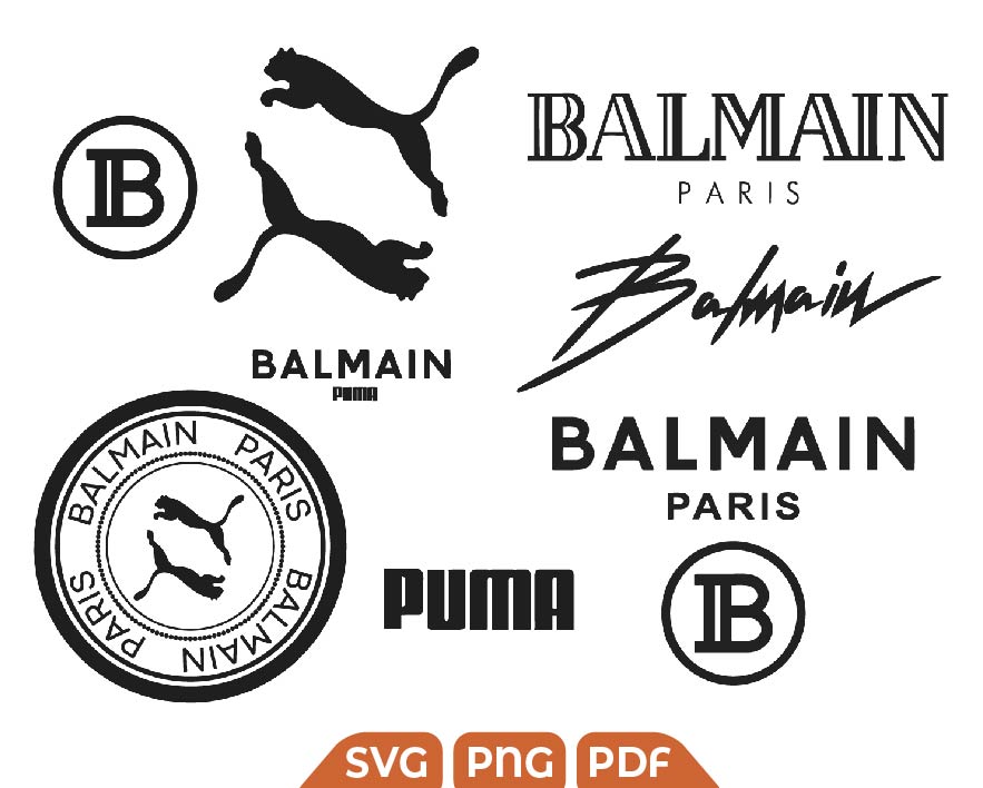 Balmain svg, Fashion brands svg, luxury brands svg - Free SVG Download ...