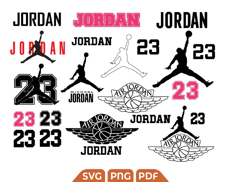 Jordan svg, Fashion Brands Logo svg, Jordan 23 svg - Svg Files For Crafts
