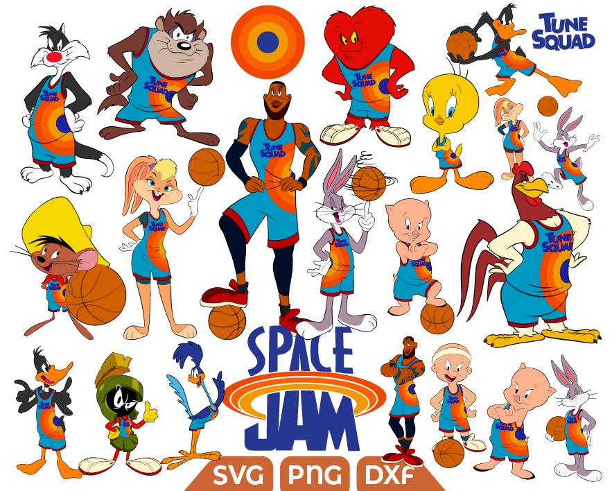 Looney Toons Cartoons svg, Space Jam 2 svg - Svg Files For Crafts