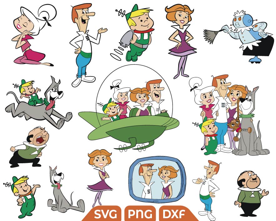 The Jetsons svg Bundle - Svg Files For Crafts