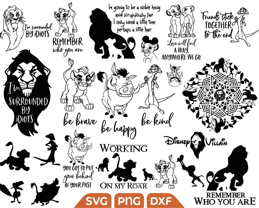 Disney The Lion King Quotes svg, Hakuna Matata svg - Svg Files For Crafts