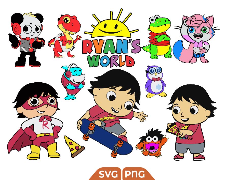 Ryans world Characters svg, Ryans world svg - Svg Files For Crafts