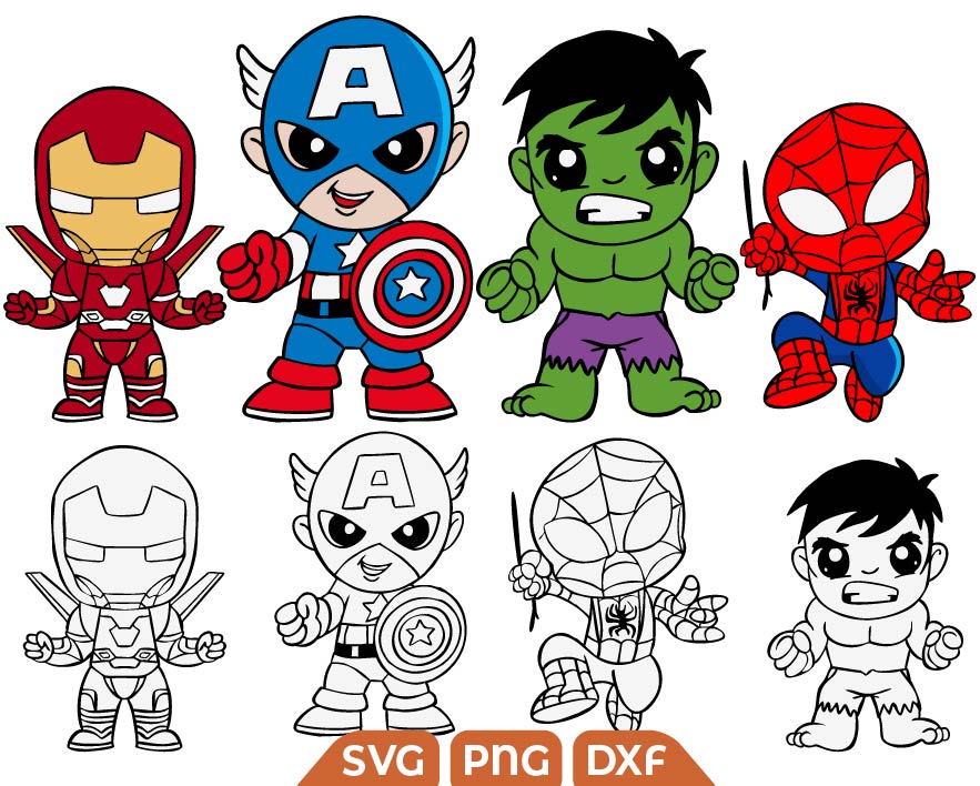 Babies Movie Superhero svg, Superhero Comic svg - Svg Files For Crafts