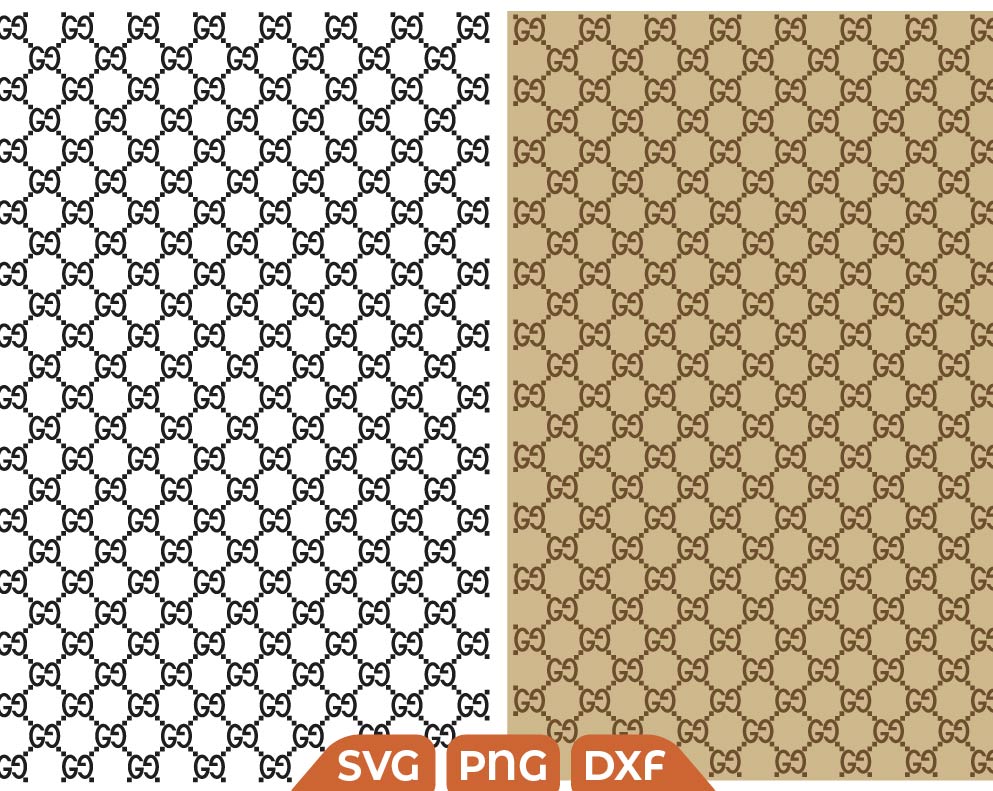 Gucci Fahion svg, Gucci Luxury Pattern svg - Svg Files For Crafts