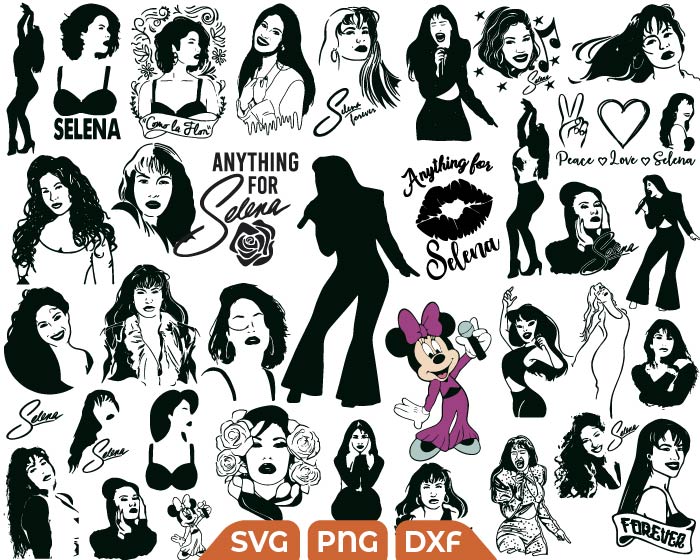 Selena Quintanilla Svg Selena Quintanilla Silhouette For Cricut Free