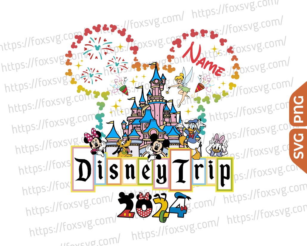 Beautiful Mickey Magic Kingdom Trip Svg, Disney Trip Svg Png