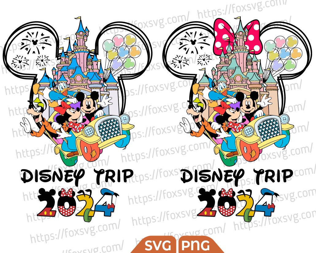 Mickey Magic Kingdom Trip Svg, Disney Family Trip Svg Png